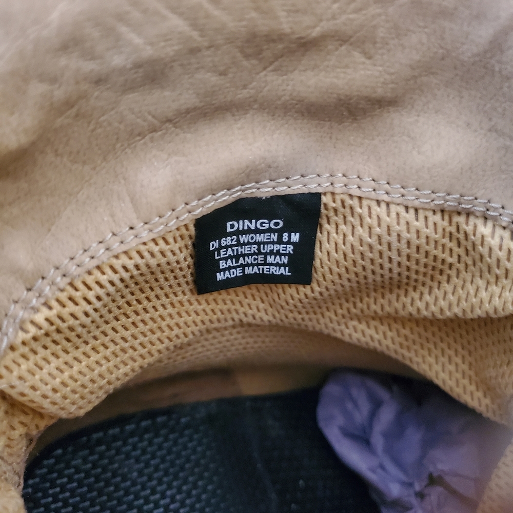 Leather Dingo Slouch Braided Strap Ankle Boots ☆ - Picture 8 of 13